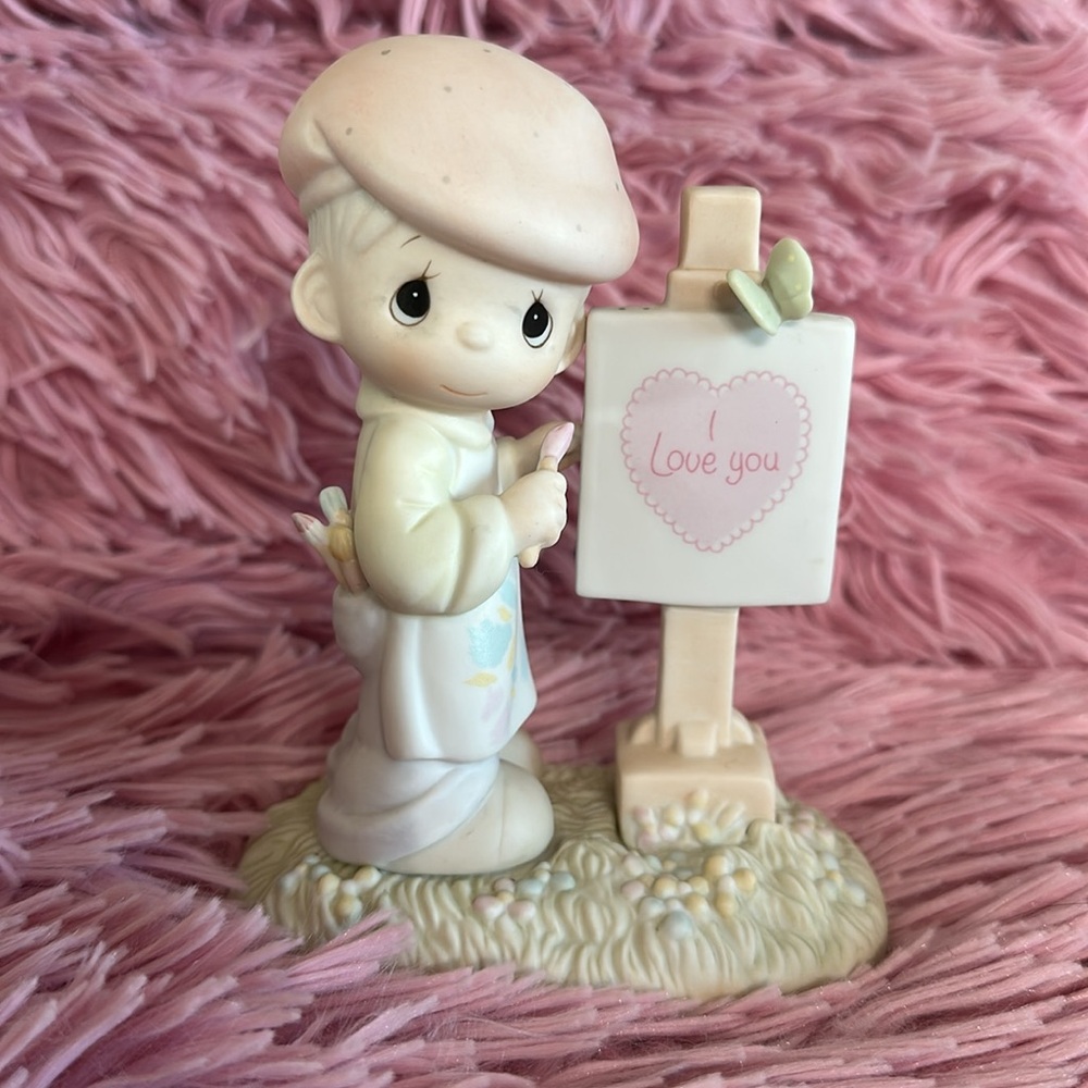Loving You Dear Valentine Precious Moments Pair - Picture 8 of 13
